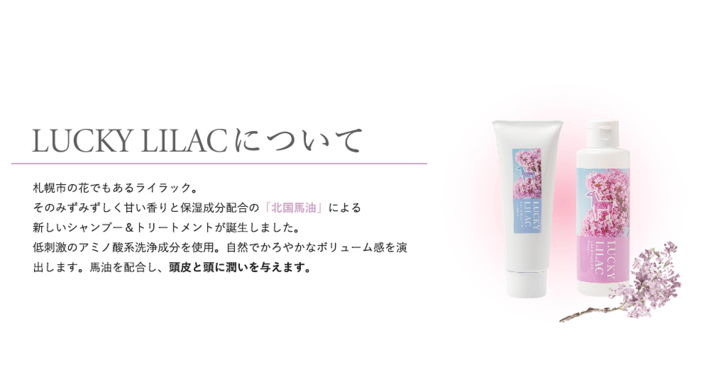 [Sale] [Free Shipping] [75% OFF] Hokkoku Horse Oil Lucky Lilac Shampoo &amp; Treatment Set