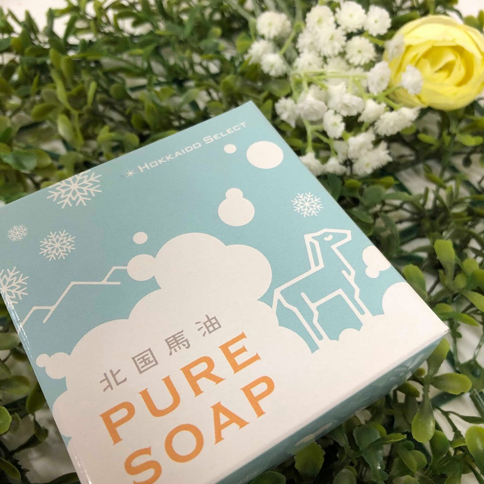 Hokkoku Horse Oil Soap (PURE SOAP) 100g