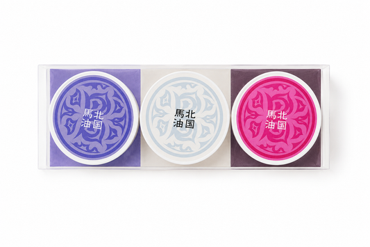 Hokkoku Horse Oil Pirika Collection (Hokkoku Horse Oil Pure Hamanasu Lavender) 7g x 3 pieces