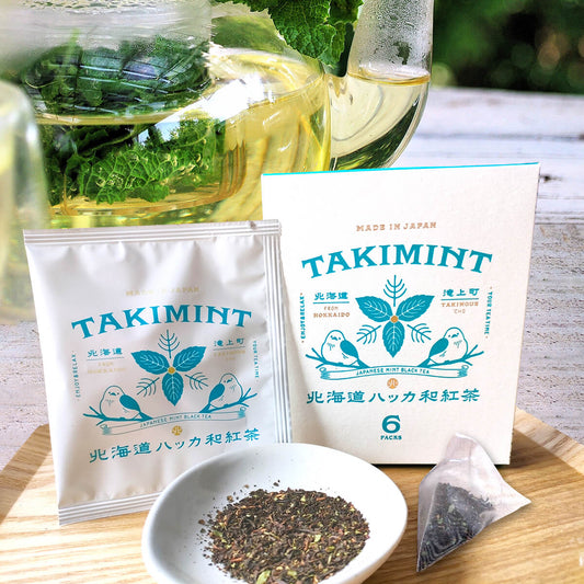 ミント入り和紅茶　TAKIMINT